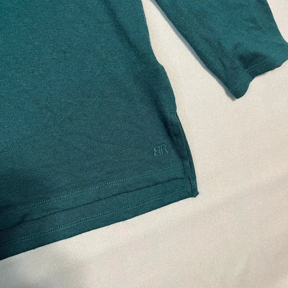 Banana Republic Teal Green Ribbed‎ Knit Oversized Long Sleeve Sweater  - Size L